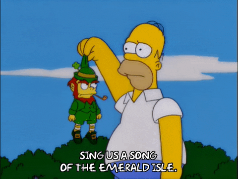 Homer Simpson Caught A Leprechaun GIF