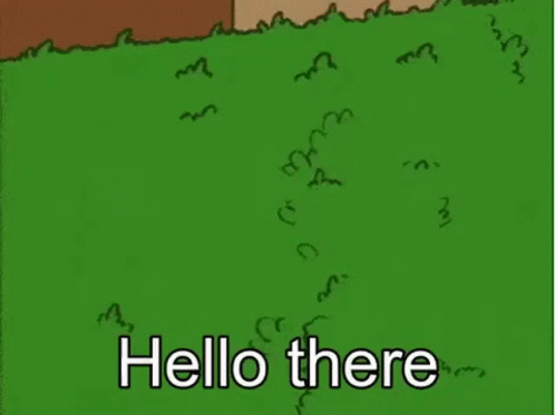 Homer Simpson Coming Out From Bush Hello Meme GIF