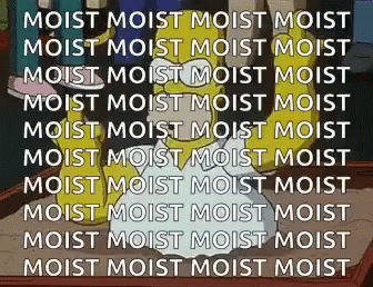 Homer Simpson Dancing Moist Moist GIF