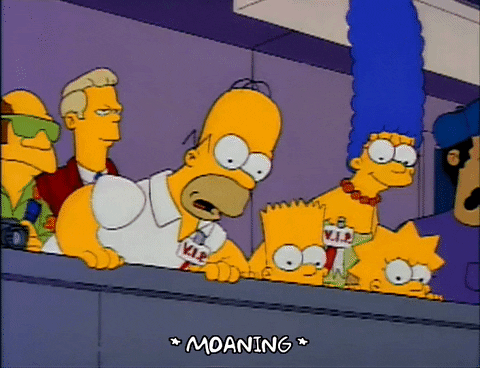 Homer Simpson Drooling Moaning GIF