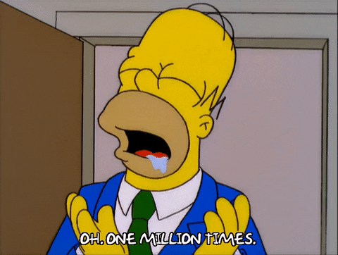 Homer Simpson Drooling Sad Episode 11 GIF