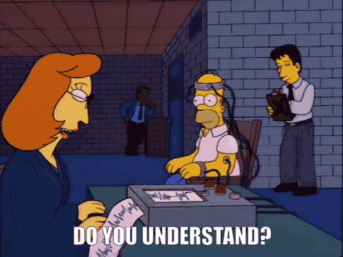Homer Simpson Examined by Doctor Saying Do You Understand