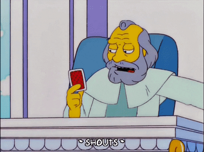 Homer Simpson Falls In Heaven GIF
