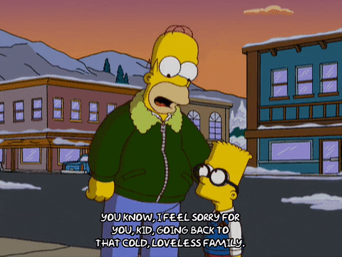 Homer Simpson Feel Sorry Son Thats Cold GIF