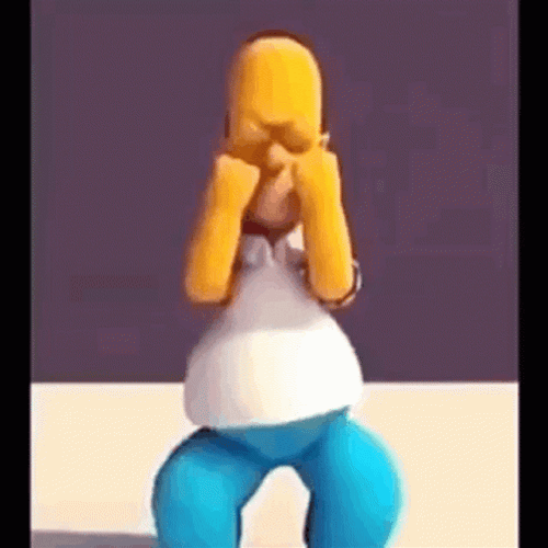 Homer Simpson Funny Dancing Meme GIF