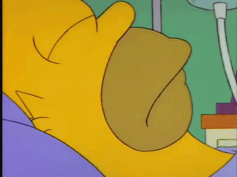 Homer Simpson Funny High Blood Pressure Attack GIF