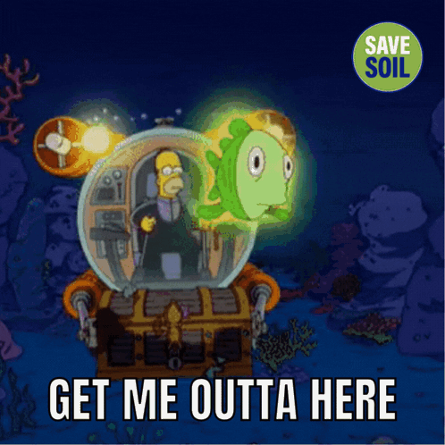 Homer Simpson Get Me Outta Here GIF