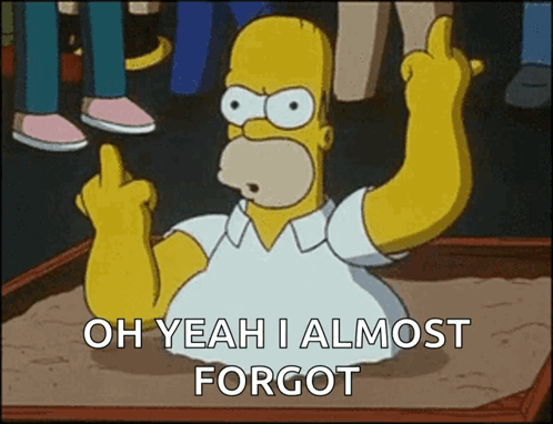 Homer Simpson Giving Middle Finger GIF