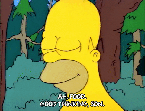 Homer Simpson Good Thinking Scene GIF