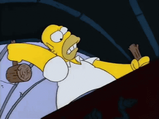 Homer Simpson Hammer GIF