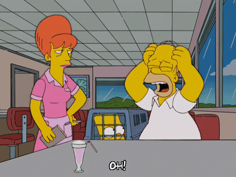 Homer Simpson In Despair GIF
