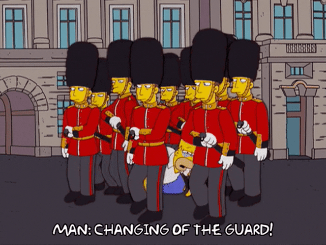 Homer Simpson March GIF
