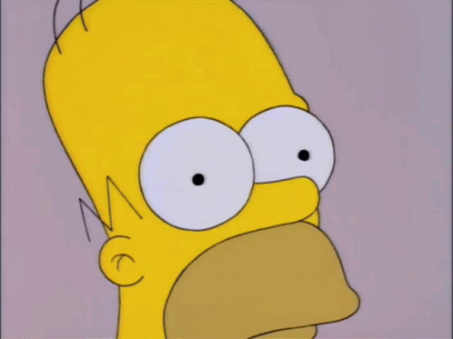 Homer Simpson Monkey Solving Over Your Head GIF