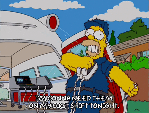 Homer Simpson Paramedic Ambulance GIF