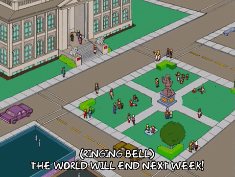 Homer Simpson Ringing Bell GIF