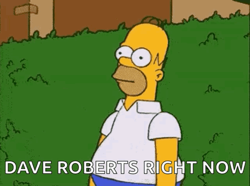Homer Simpson Saying Dave Roberts Right Now