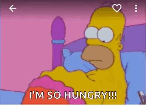 Homer Simpson Saying I'm So Hungry
