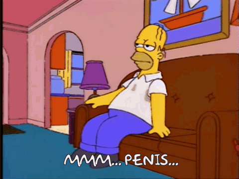 Homer Simpson Saying Mmmm Penis