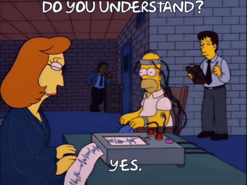 Homer Simpson Sitting at Table With Woman