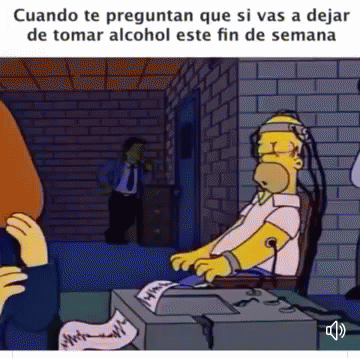 Homer Simpson Sitting in Chair With Headphones