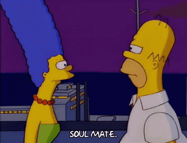 Homer Simpson Soul Mate GIF