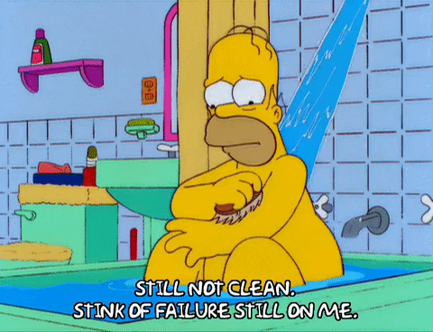 Homer Simpson Stink Of Failure GIF