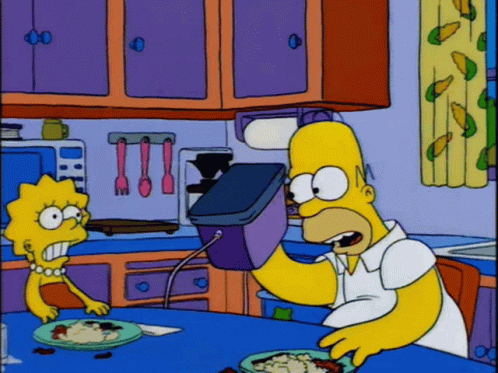 Homer Simpson Talking on Phone