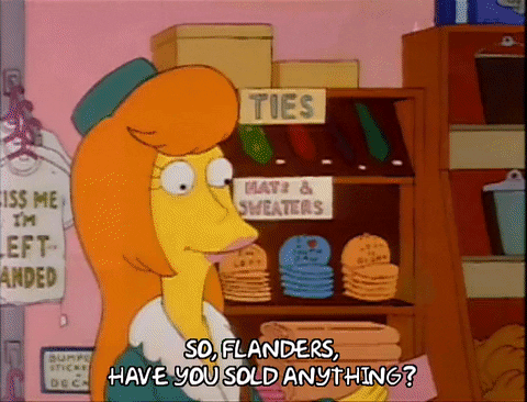 Homer Simpson Visited Left Handed Shop GIF