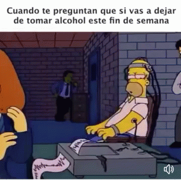 Homer Simpson Wearing Headphones and Headband
