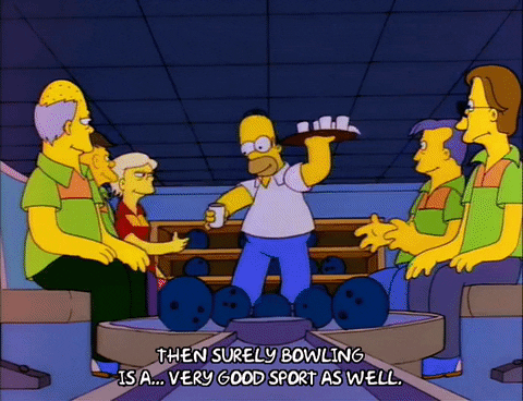 Homer Simpson Well Then Bowling Is Good Sport GIF