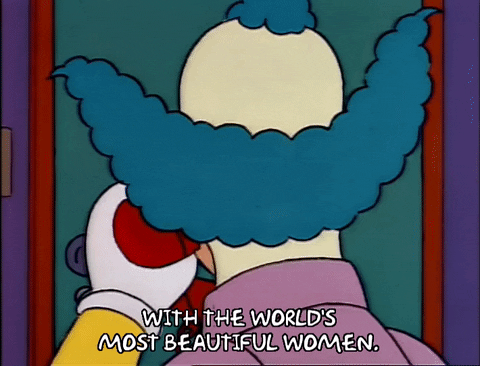 Homer Simpson Worlds Most Beautiful Women GIF