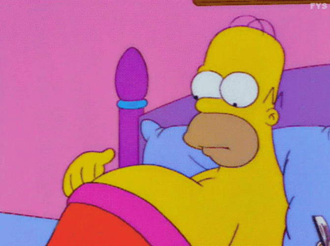 Homer Starving Hungry GIF