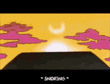 Homer The Simpsons Snoring GIF