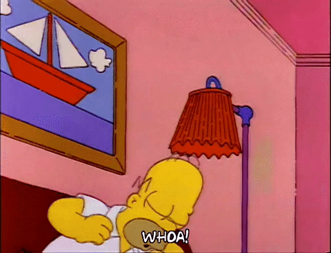 Homer Woohoo Cheering At Home GIF