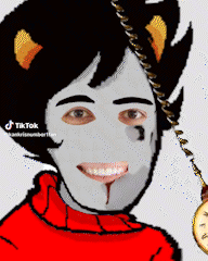 Homestuck Clock Changing Reaction GIF