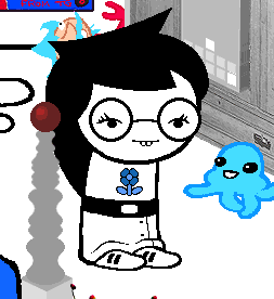 Homestuck Jade With Blue Octopus GIF
