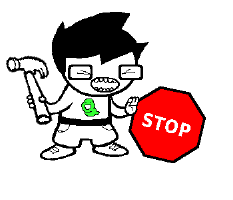 Homestuck John Egbert Stop GIF