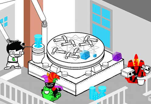 Homestuck John Egbert Throwing Hammers GIF