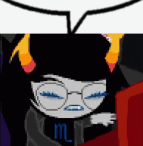 Homestuck Vriska Typing GIF