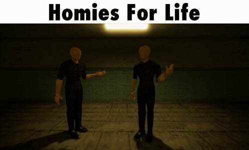 Homies for Life Video Game Shaking Hands