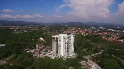 Honduras Aerial View GIF