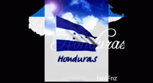 Honduras Flag Map GIF