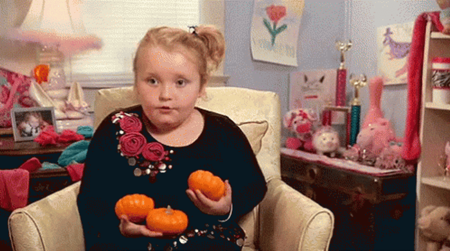 Honey Booboo Juggling Oranges Fail GIF