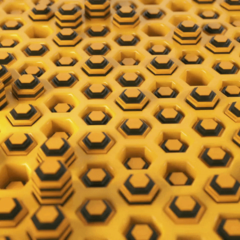 Honeycomb Digital 3d Puzzle GIF