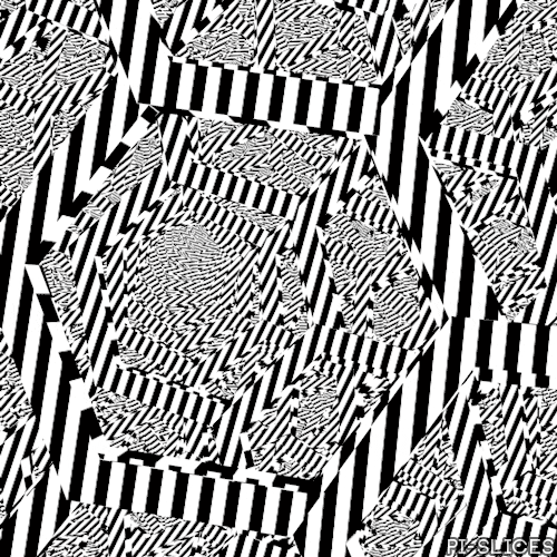 Honeycomb Stripes Optical Illusions GIF
