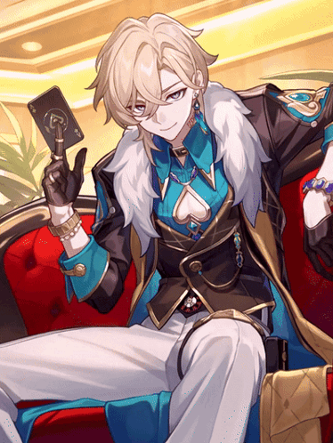 Honkai Star Rail Aventurine GIF