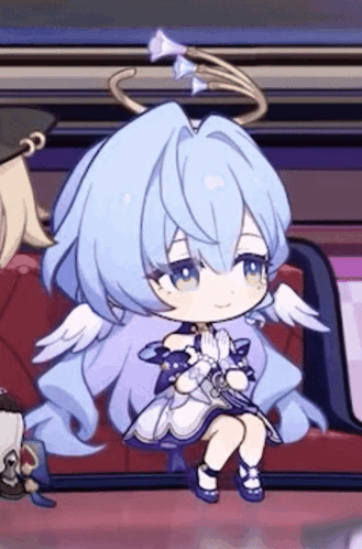 Honkai Star Rail Robin Sitting GIF