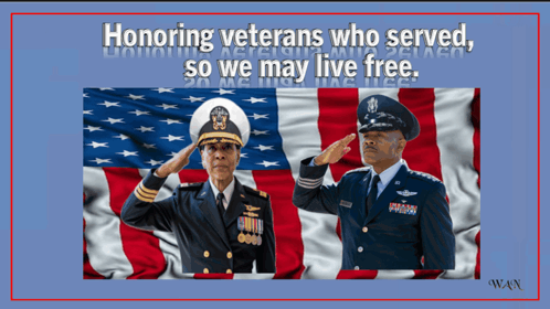 Honoring Veterans Who Served So We May Live Free