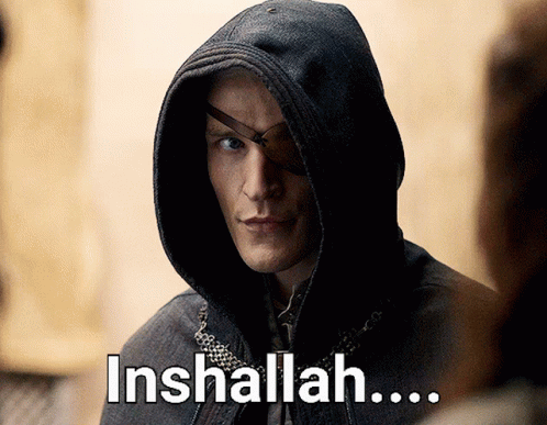 Hooded Aemond Targaryen Inshallah GIF