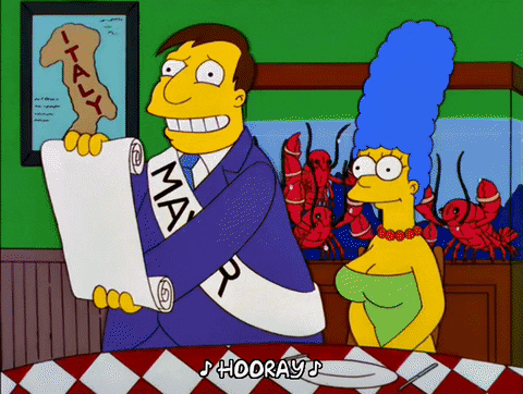 Hooray Announcement Large Marge Simpson GIF